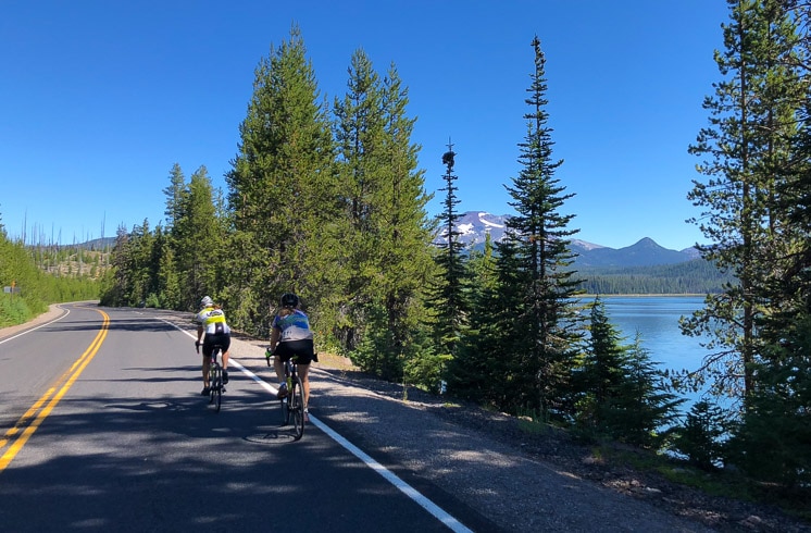 crater lake bike ride